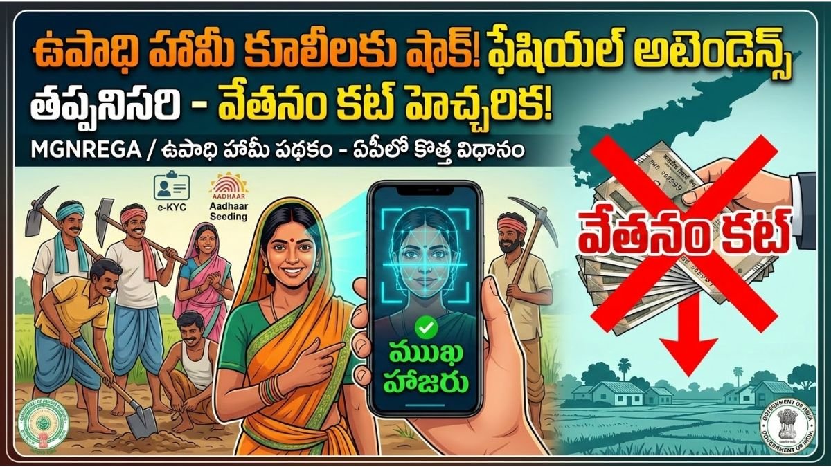 Upadi Hami Scheme New Rules Facial Attendance AP