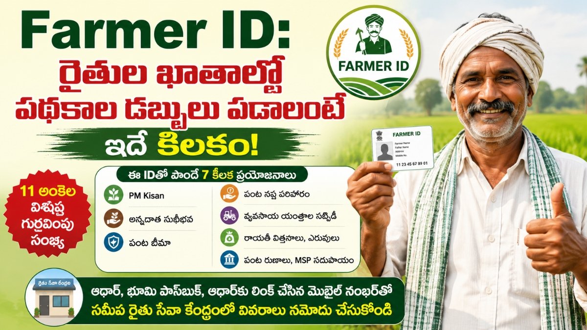 Farmer ID AP కోసం రైతు రిజిస్ట్రేషన్ ప్రక్రియ