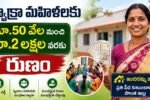 Indiramma Indlu Loan for DWCRA women in Telangana