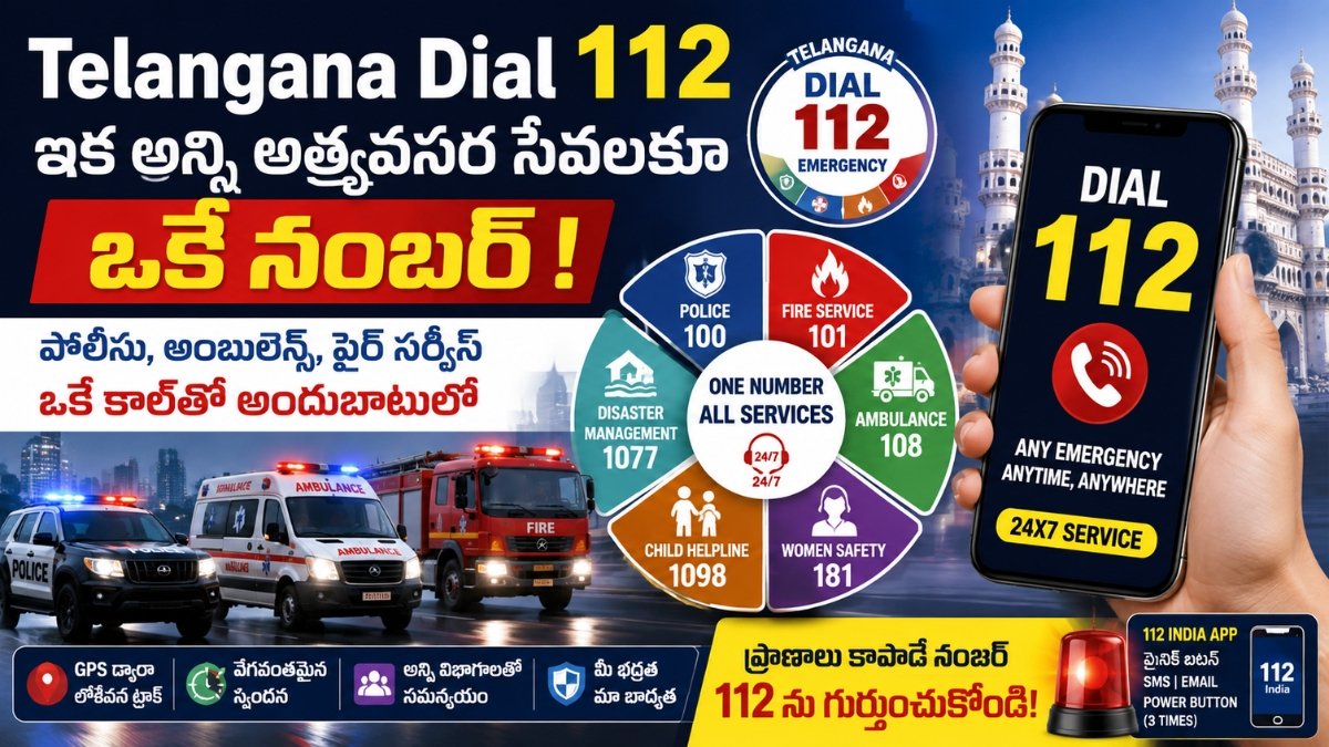 Telangana Dial 112 Emergency Services Integration