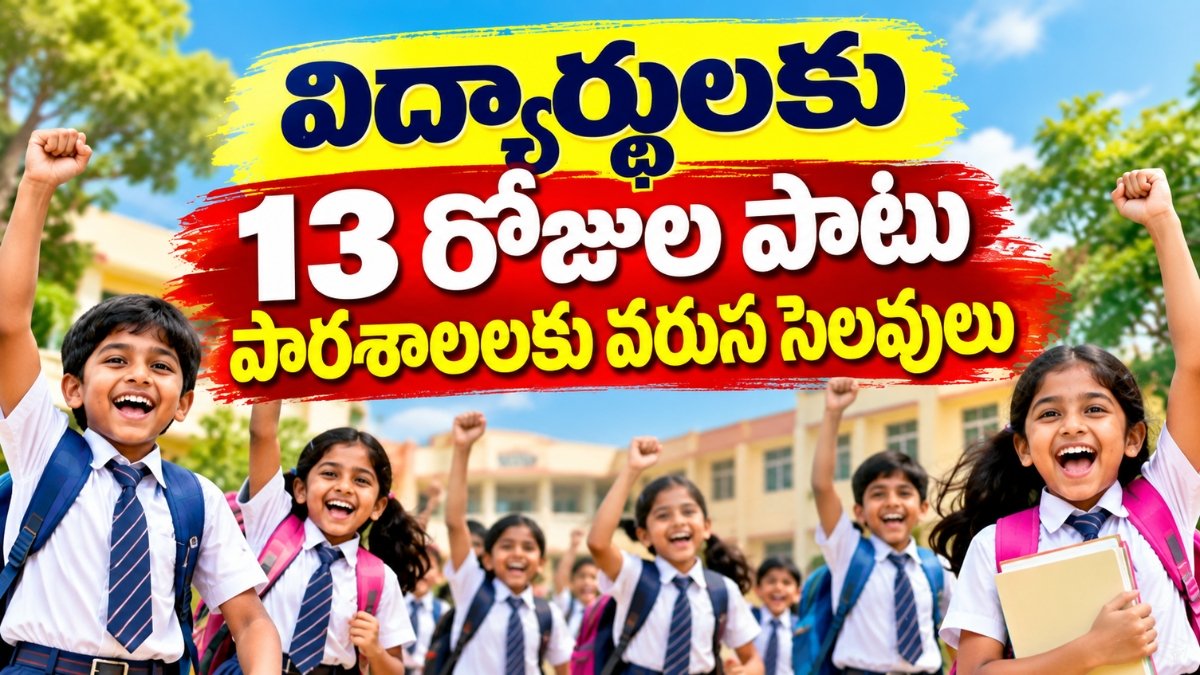 13 Days School Holidays 2026